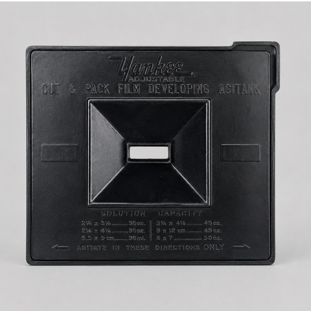 Vintage Yankee Agitank Adjustable 4x5 Film Developing Tank Darkroom USA